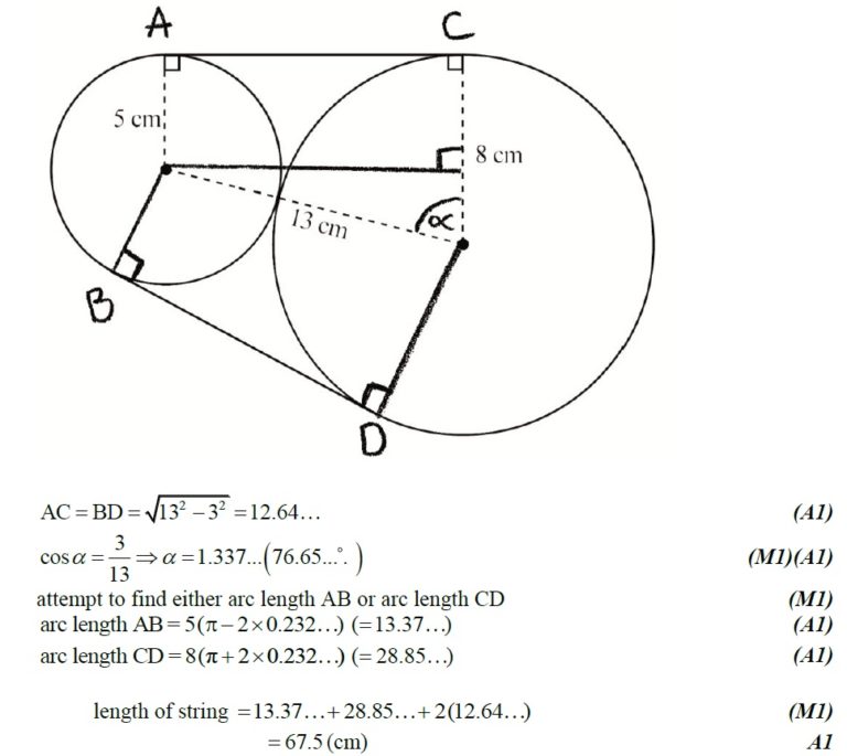 Ibdp Past Year Exam Questions Circular Measure Ibdp Math Hl Sl